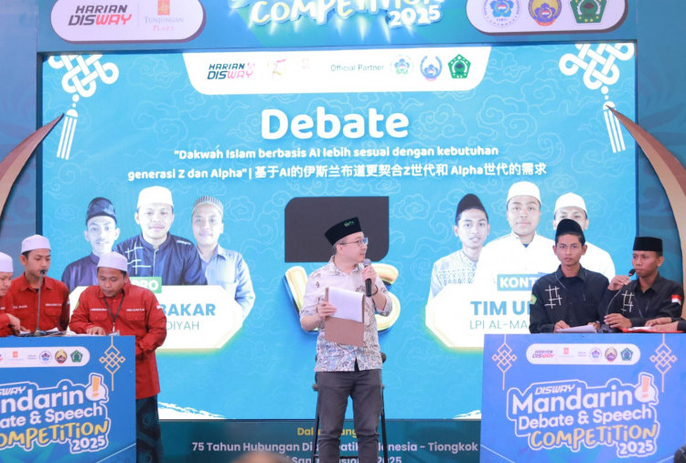 Lomba Debat Mandarin Tingkat Mahasiswa, Tim Umar dan Abu Bakar Adu Argumen Soal Dakwah untuk Generasi Z dan Alpha
