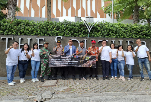 Perayaan 1 Tahun The Southern Hotel Surabaya: Tanam Pohon Bersama Masyarakat Sekitar