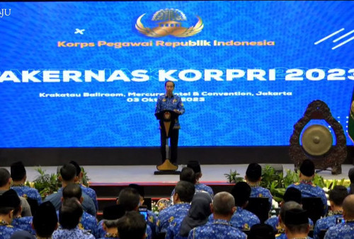 Buka Rakornas KORPRI, Jokowi: Presiden Tiga Periode ke Depan Tentukan Indonesia Jadi Negara Maju