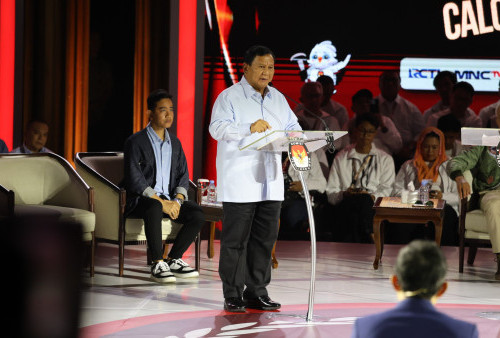 Debat Capres Ketiga, Prabowo: Pertahanan Jangan Dipolitisasi untuk Kepentingan Jangka Pendek