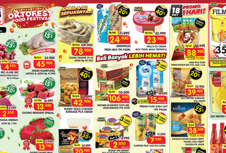 Promo JSM Superindo Terbaru 17-19 Oktober 2025, Minyak Goreng 2L Mulai Rp35 Ribuan