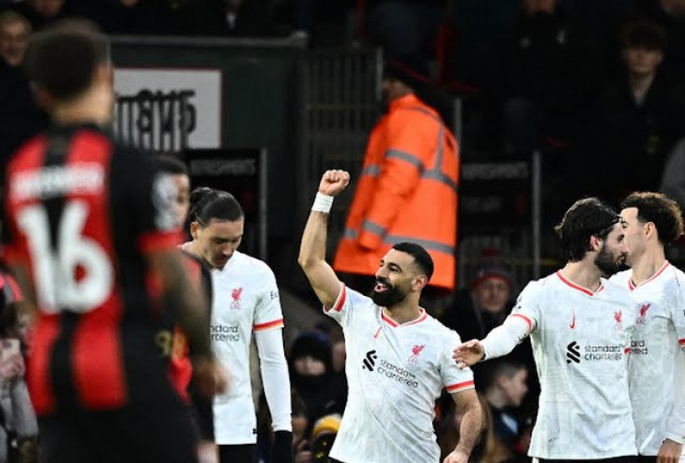 Bournemouth vs Liverpool 0-2: Mohamed Salah Menggila, Jadi Top Scorer Liverpool di Liga Inggris