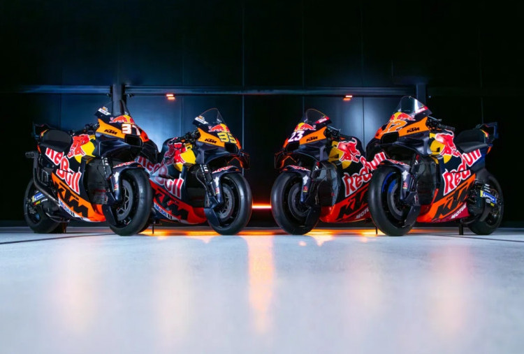 Tim KTM di MotoGP 2025, 4 Unit RC16 Pakai Livery Sama