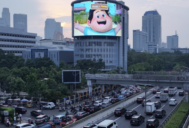 Prisma Luncurkan BRIN GRANDE LED, Tampilkan Karakter Film Jumbo untuk Pengguna Jalan di Gatot Subroto