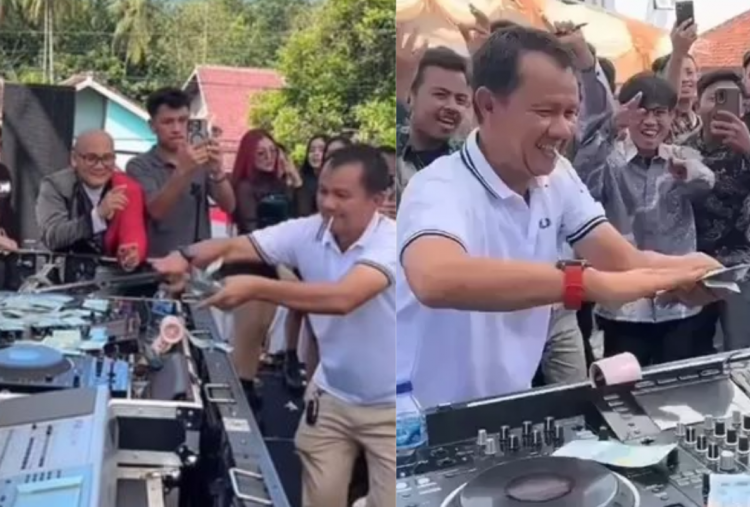 Viral Anggota DPRD Lampung Utara Sawer DJ Wanita di Atas Panggung, Intip Profilnya!
