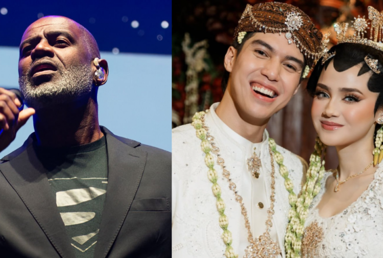 Romantis! Resepsi El Rumi dan Syifa Hadju Hadirkan Brian McKnight, First Kiss Diiringi Back At One