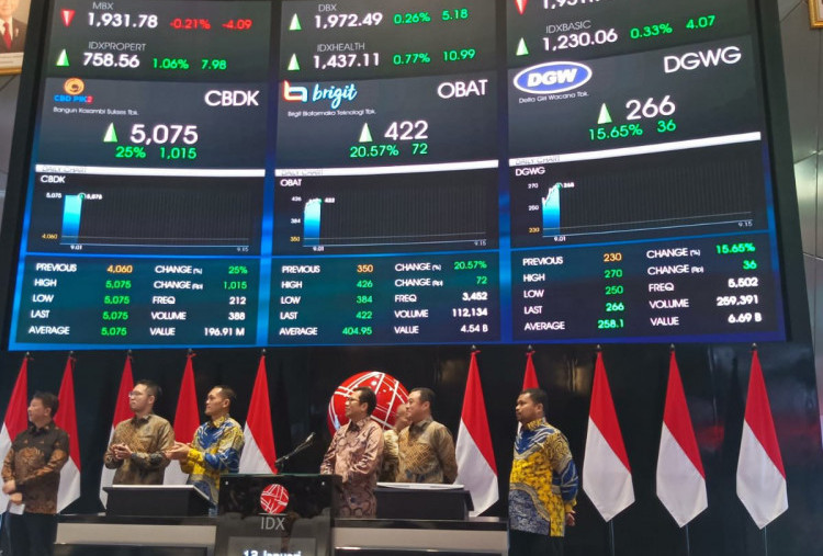 Saham Brigit Biofarmaka (OBAT) Langsung Naik Setelah Diluncurkan