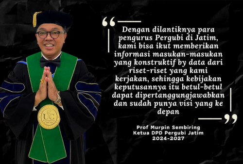 Sah! Prof Murpin Jadi 'Nakhoda' DPD Persatuan Guru Besar Indonesia Jatim