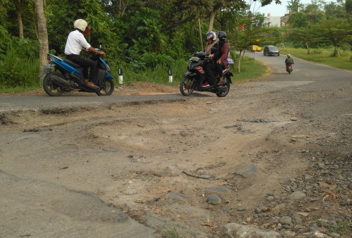 Lintasi Jalan Ogan IV, Awas Tergelincir