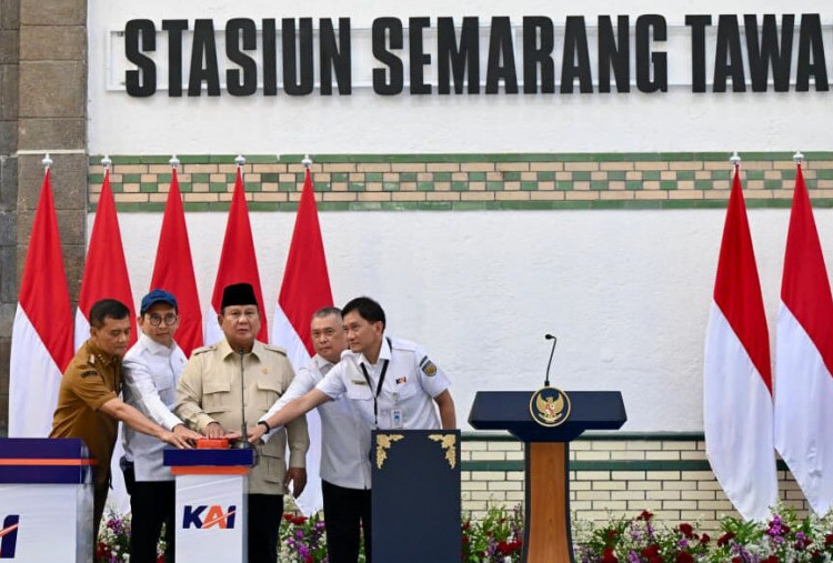 Prabowo Resmikan Revitalisasi Stasiun Semarang Tawang, Ingatkan Pentingnya Merawat Warisan Sejarah