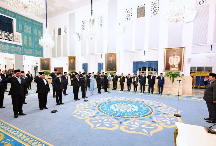 Wapres Gibran Rakabuming Dampingi Presiden Hadiri Pelantikan Keanggotaan Dewan Energi Nasional