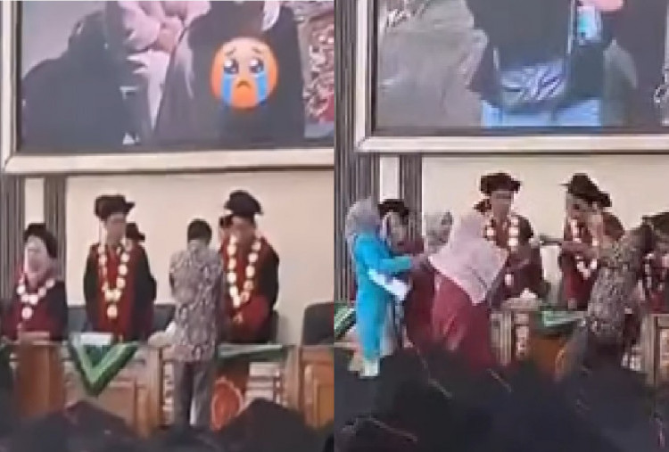 Wisuda UMSi Sinjai Diwarnai Duka, Orang Tua Asriani Putri Terima Ijazah Mendiang Putrinya