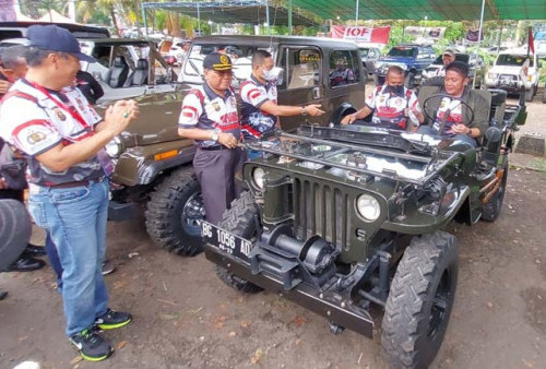 Kontes Mobil Klasik di Palembang Perebutkan The King Champion Bhayangkara,  Unik Mengundang Kagum