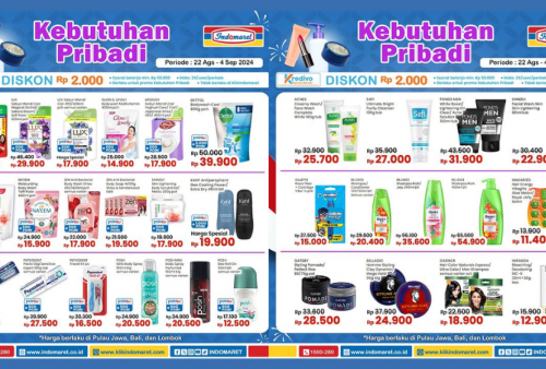 Katalog Promo JSM Indomaret 23-25 Agustus 2024, Aneka Sabun Mandi Cair Diskon Mulai Rp15 Ribuan!