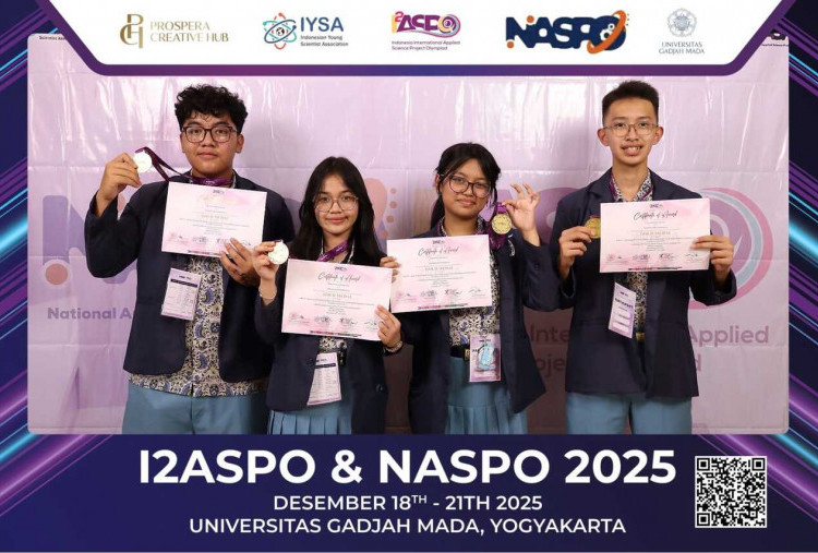 Raih Emas I2ASPO, Tim Log In SMAN 5 Surabaya Harap Aplikasinya Bisa Diakses Masal 