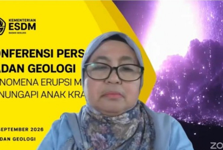 Badan Geologi: Dentuman dan Getaran di Jabar Berasal dari Erupsi Anak Krakatau