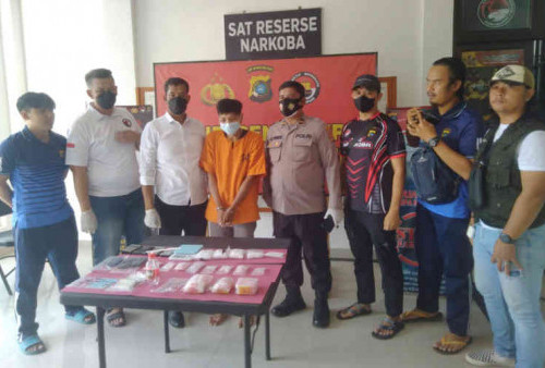 Penjaga Warung di Tanjungpandan Tersangka Narkoba, Sabu Rp 600 Juta