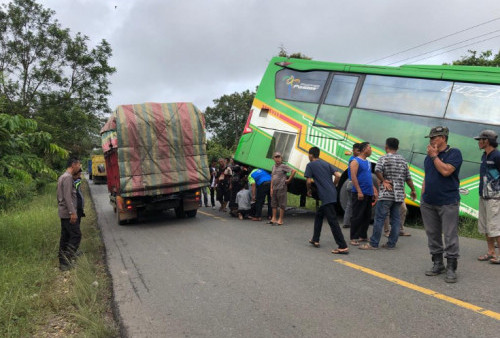 Sempat Kecelakaan, Rombongan Calon Jamaah Haji Asal Merangin Akhirnya Tiba di Kota Jambi