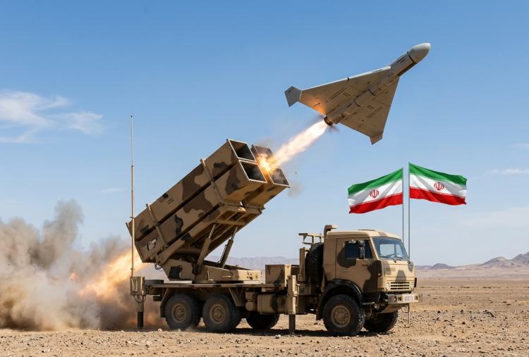 AS Tembak Jatuh Dua Drone Iran di Selat Hormuz