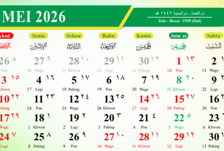 Rekomendasi Tanggal Cuti saat Libur Mei 2026, Manfaatkan Banyak Long Weekend untuk Liburan