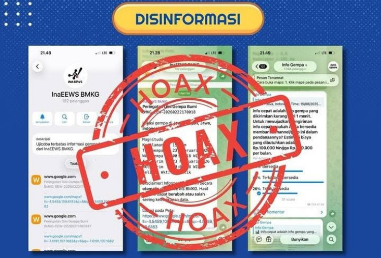 BMKG Ingatkan Masyarakat Waspada Akun InaEEWS Palsu di Telegram, Sistem Resmi Belum Rilis!