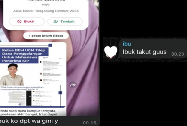 Isi Teror pada Ibunda Tiyo Ardianto Ketua BEM UGM, Diserang Balik Isu KIP Kuliah