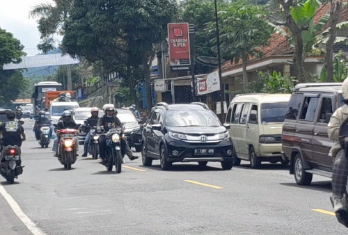 One Way di Garut, Arus Pemudik ke Gentong Semakin Padat