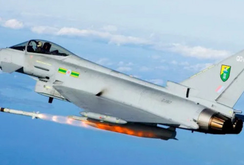 Serangan Rudal Balistik dan Drone Kamikaze Iran ke Israel,  Ditembak Jatuh Jet Tempur RAF Klaim Inggris 