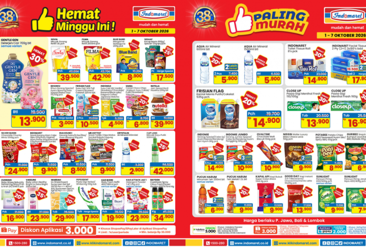 Katalog Promo JSM Indomaret Terbaru Periode 2-4 Oktober 2026, Diskon Sedaap Kecap Manis Cuma Rp17 Ribuan