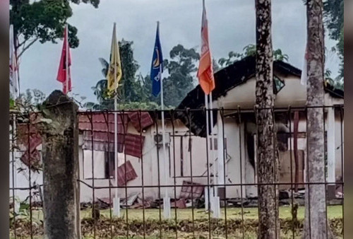 Polisi Selidiki Penyebab Kebakaran Kantor KPU Yahukimo Papua