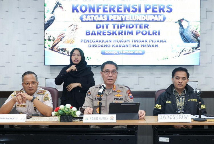 2 WNA Vietnam Jadi Tersangka, Bareskrim Polri Bongkar Penyelundupan 3.394 Burung di Sidoarjo