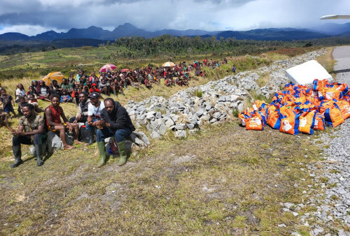 5 Ton Bantuan Logistik Telah Didistribusikan Ke Wilayah Terdampak Kekeringan di Papua
