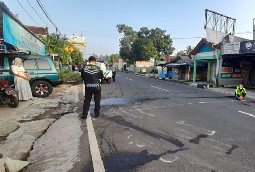 Tiga Kendaraan Terlibat Kecelakaan di Kota Banjar, Pengendara Motor Tewas, Sempat Terseret Angkot 