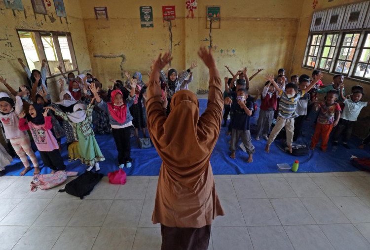  Sekolah di Aceh Mulai Beraktivitas Kembali Pascabencana Banjir dan Longsor