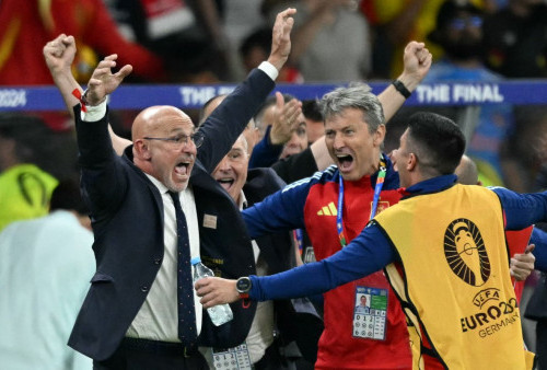 Spanyol Juara Euro 2024, Ini yang Dikatakan Luis de la Fuente saat Jeda Laga Final 