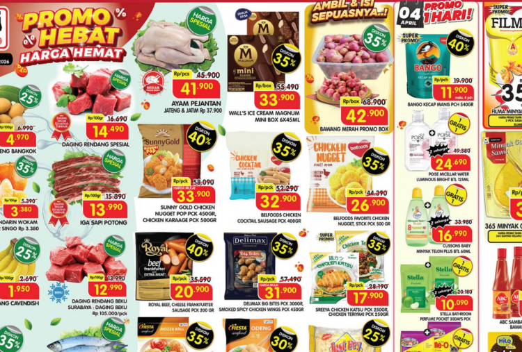 Promo JSM Superindo Terbaru Minggu Ini 3-5 April 2026, Buy 1 Get 1 Ikan Shisamo Rp57 Ribu