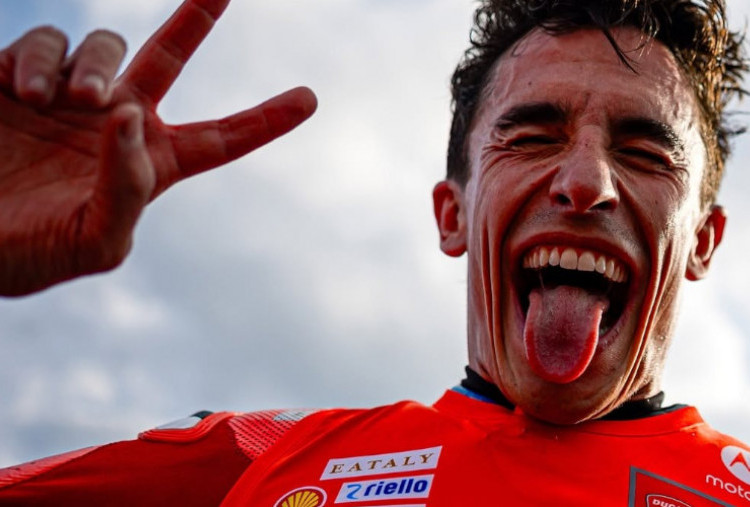 Drama Kelabu di Motegi Bikin Marc Marquez Ketakutan: Gara-gara Motor Pecco Bagnaia Nyaris Bocor Oli