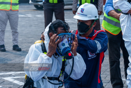 Latihan Penanganan Barang Berbahaya Sodium Cyanide