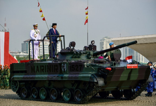 Jokowi Naik Tank BMP-3F dalam HUT Ke-78 TNI, Ini Profil dan Spesifikasinya