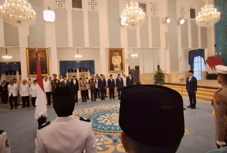 Momen Gibran Resmi Kukuhkan 76 Paskibraka 2026 di Istana