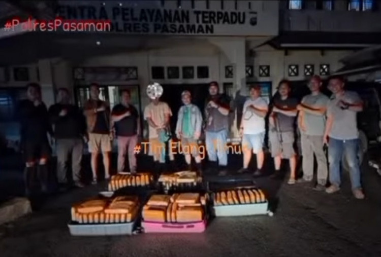 Polisi Bekuk Penyelundupan Ganja 1 kwintal