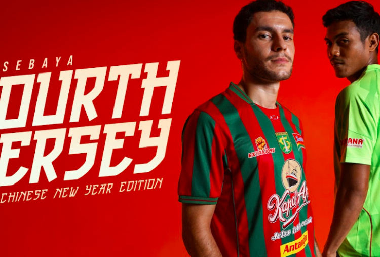 Rayakan Imlek, Persebaya Rilis Jersey Keempat Bertema Kuda Api