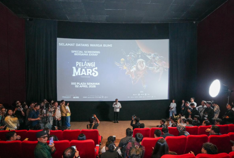 Special Screening Pelangi di Mars, Menteri Ekraf Ungkap Lompatan Inovatif Perfilman Indonesia