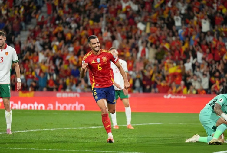 Spanyol vs Bulgaria 4-0, Brace Mikel Merino Antar La Roja ke Ambang Piala Dunia