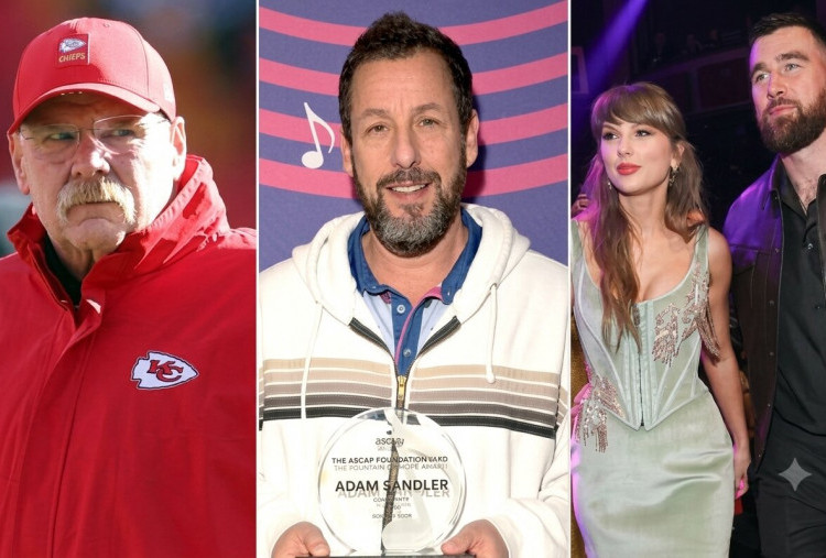 Andy Reid Ungkap Wejangan Adam Sandler untuk Taylor Swift dan Travis Kelce, Keep Kissing!