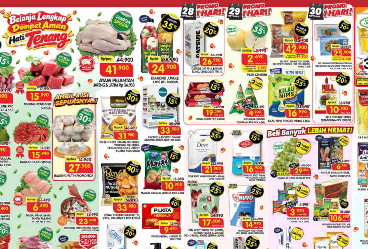 Katalog Promo Superindo Terbaru Spesial Gajian 27 September-1 Oktober 2026, Sania Minyak Goreng Rp38.300
