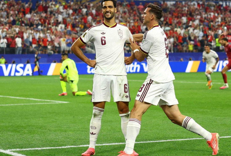 Portugal vs Spanyol 0-1, Gol Telat Merino Antar La Roja ke Perempat Final!