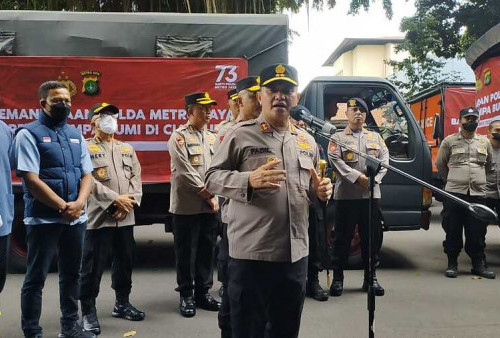 Polda Metro Jaya Kirimkan Bantuan Logistik untuk Korban Gempa Cianjur