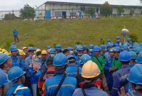 Karyawan PLTU Sumsel 1 Mogok Kerja Total