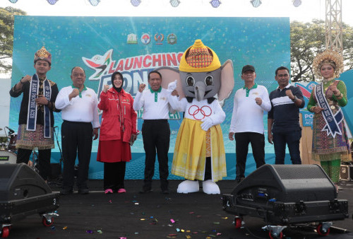 Gajah Putih Jadi Maskot PON ke 21 Aceh Sumut, Sekaligus Logo, dan Tagline yang Baru Diluncurkan Menpora